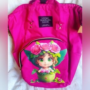 Baby diaper backpack